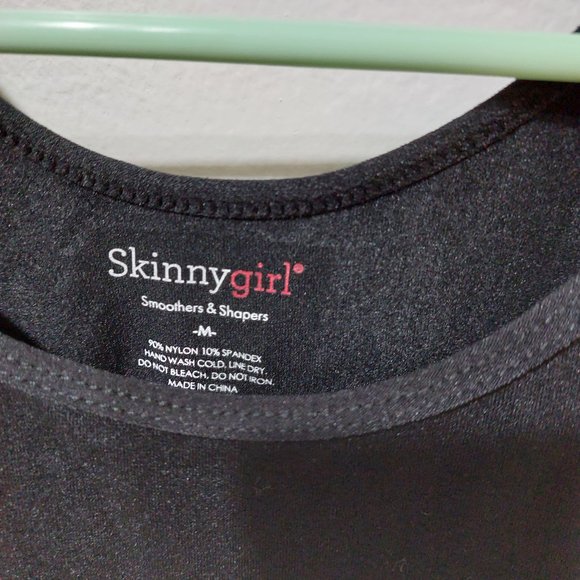 TWO SKINNY GIRL SMOOTHERS AND SHAPERS MEDIUM BLACK & CREAM NUDE SET - Picture 2 of 7